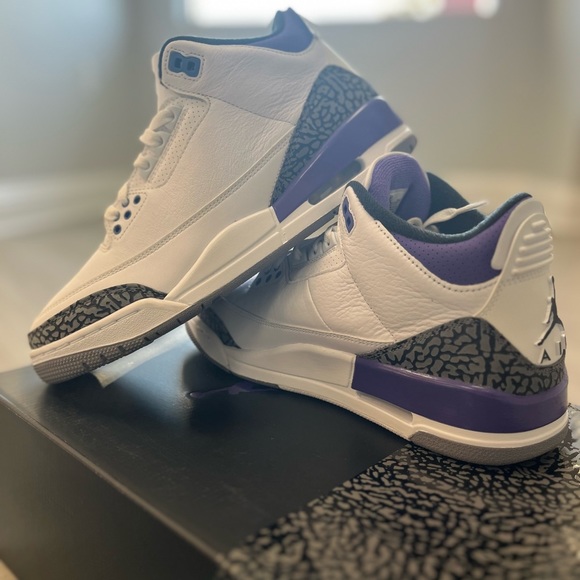 Jordan 3 Purple Iris - Picture 6 of 6